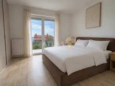 Kastav – dva stana 135 m², pogled na more, vrt i 2 parkinga - 11