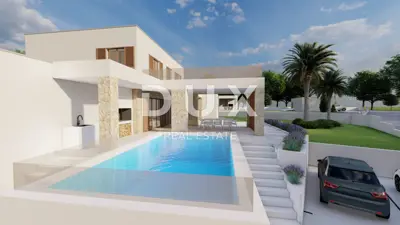 Villa 330 m², Vir - Pool und Garage für zwei Autos
