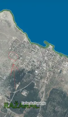 Building plot 442 m², Ražanac - near the sea - 2
