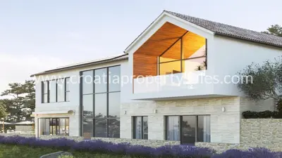 Villa, Split, luxuriöse Villa in ruhiger dalmatinischer Umgebung