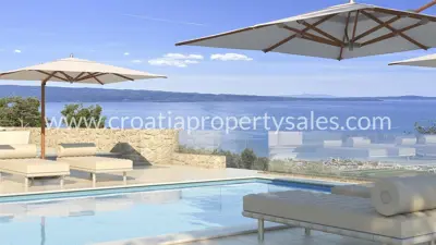 Villa, Split, luxuriöse Villa in ruhiger dalmatinischer Umgebung - 3