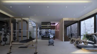 Vila 315 m², Starigrad - bazen i pogled na more - 19
