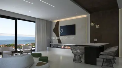 Vila 315 m², Starigrad - bazen i pogled na more - 10