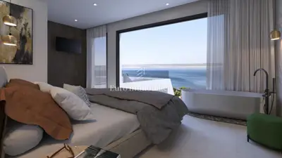 Vila 315 m², Starigrad - bazen i pogled na more - 9