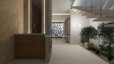 Vila 315 m², Starigrad - bazen i pogled na more - 21