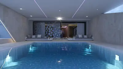 Vila 315 m², Starigrad - bazen i pogled na more - 11