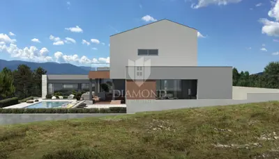 Land, Labin - villa project 350 m² and pool 60 m² - 8