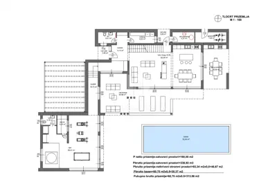 Land, Labin - villa project 350 m² and pool 60 m² - 15