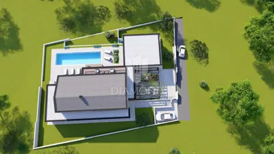 Land, Labin - villa project 350 m² and pool 60 m² - 13
