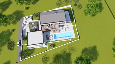 Land, Labin - villa project 350 m² and pool 60 m² - 12