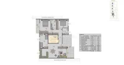 Penthouse, Pula Centar - 3 bedrooms, 2 bathrooms - 12