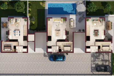 Exklusiv! Poreč - Reihenhaus in Toplage im Rohbau - 5