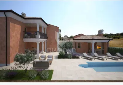 Semi-detached house 173 m², Momjan - pool and summer kitchen - 4
