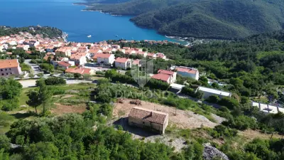 Rabac, Baugrundstück mit atemberaubendem Panoramablick auf das Meer - 2