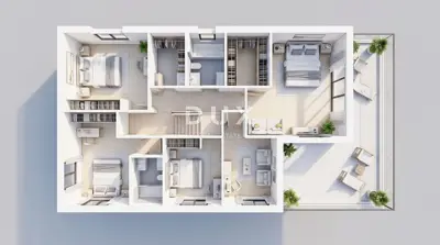 Doppelhaus 261 m², Mala Buna - 2 Wohneinheiten - 3