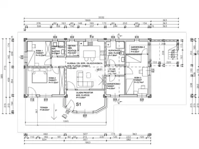 Doppelhaus 261 m², Mala Buna - 2 Wohneinheiten - 12