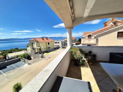 Apartment 99 m², Njivice na Krku - panoramic sea view - 4