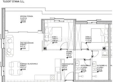 Wohnung zum Kauf in Cres, 101,4 m² - 2