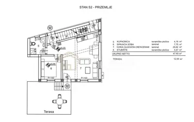 Wohnung 96 m², Baška - Maisonette, 2 Schlafzimmer - 9