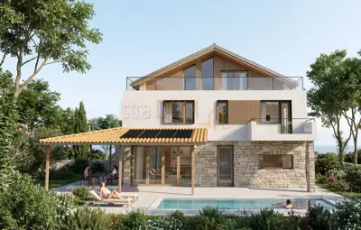 Vila 322 m², Volme - pogled na more i zalazak sunca