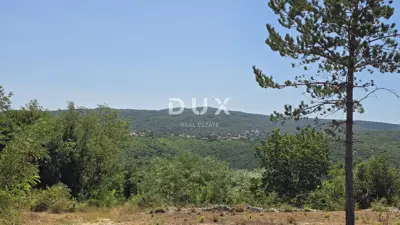 Građevinsko zemljište, Labin - otvoren pogled na grad i brežuljke - 5
