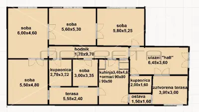 Wohnung 183 m², Centar Zagreb, Altbauwohnung zur Renovierung