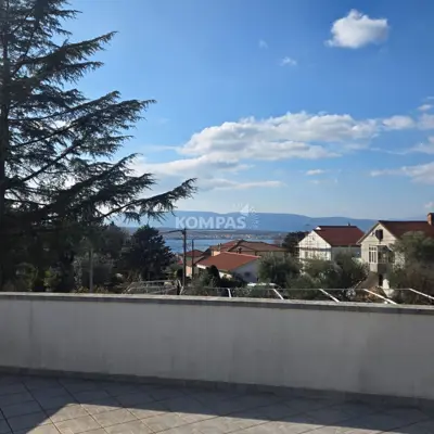 Apartman 110 m², Malinska na Krku - pogled na more i terasa - 5
