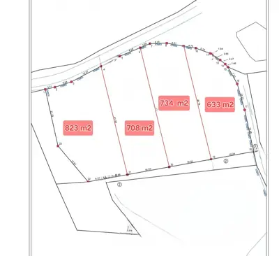 Building plot, Barban, 823 m², documentation ready