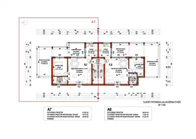 Penthouse 65.9 m², Primošten - sea view and terrace 36 m² - 14