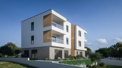 Brodarica - novi stan s vrtom, drugi red do mora - 2