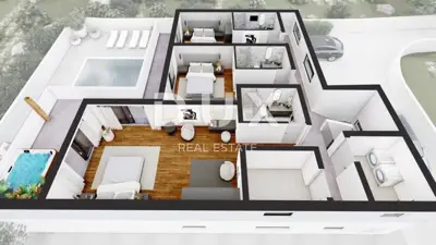 Villa 278 m², Pag - Pool und ruhige Lage - 8