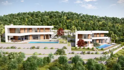 Opatija, Mošćenička Draga building plot 966 m² with project for a villa - 7