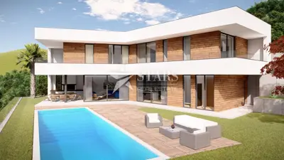 Opatija, Mošćenička Draga building plot 966 m² with project for a villa - 5