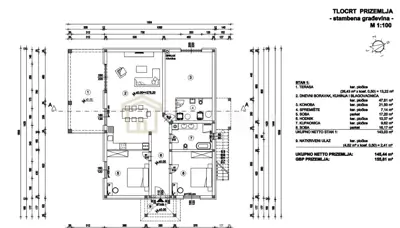 Stan 145 m², Srdoči - privatno dvorište i bazen - 23