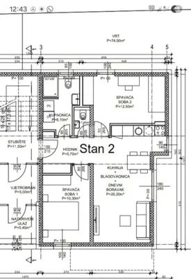 Zagreb, Klara, trosoban stan 67,10 m² s parkirngom, prodaja - 8