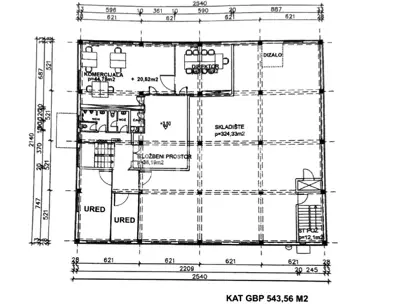 Geschäftsgebäude 1.092 m², Jankomir - 12 Parkplätze - 6