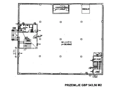 Geschäftsgebäude 1.092 m², Jankomir - 12 Parkplätze - 7