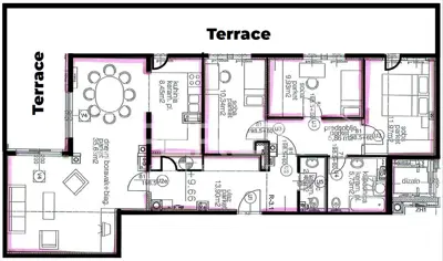 Apartment for rent in Anindol, 134 m² - 23