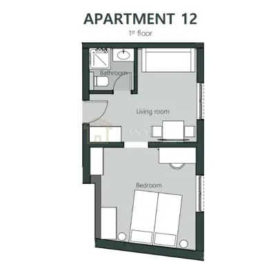 Apartman u Crikvenici, novogradnja 500 m od mora - 7