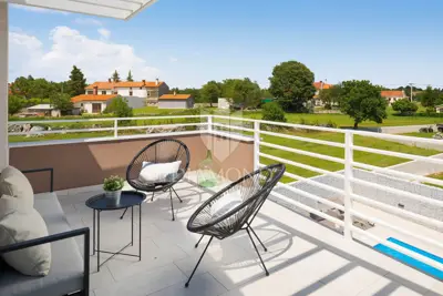 Svetvinčenat, surrounding area, modern house with pool - 22