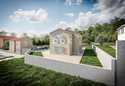 Villa 180 m², Pićan - modern under construction with a pool - 4