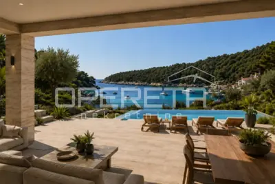 Baugrundstück, Gršćica auf Korčula - erste Reihe zum Meer - 2