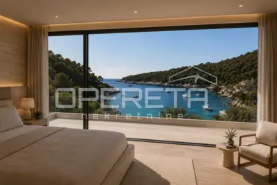 Baugrundstück, Gršćica auf Korčula - erste Reihe zum Meer - 4