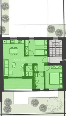 Wohnung, Štinjan, 2 Schlafzimmer und Balkon - 15