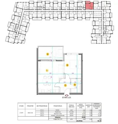 Apartment 52 m², Umag - new construction 800 m from the sea - 10
