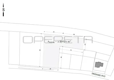 Land 2,561 m², Brdovec, Drenski put - flat plot - 6