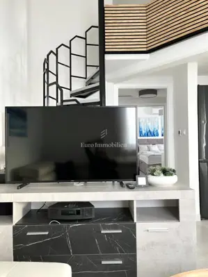 Apartman 47 m², Malinska na Krku, velika terasa i pogled na more - 14
