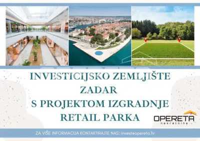 Zadar, investicijsko zemljište 12.000 m² uz Jadransku magistralu