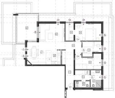 Apartment 106 m², Krapinske Toplice - center, 4-room new build - 4