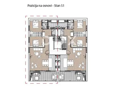 Wohnung 107 m², Opatija - Centar, Terrasse 19 m² und Garage - 5